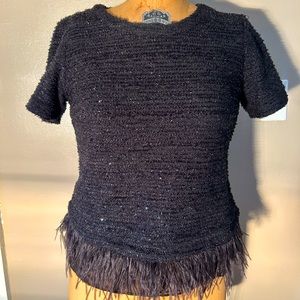 Sparkly buclé top from Anthropologie (size M/L)